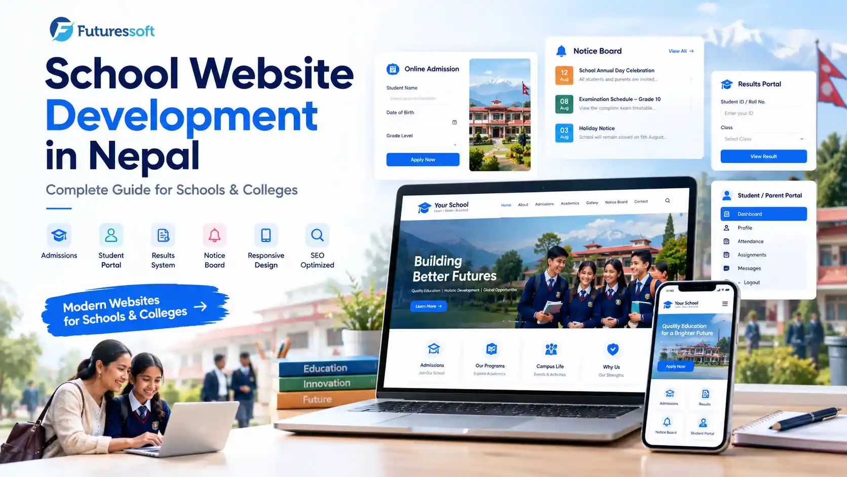 School Website Development in Nepal
