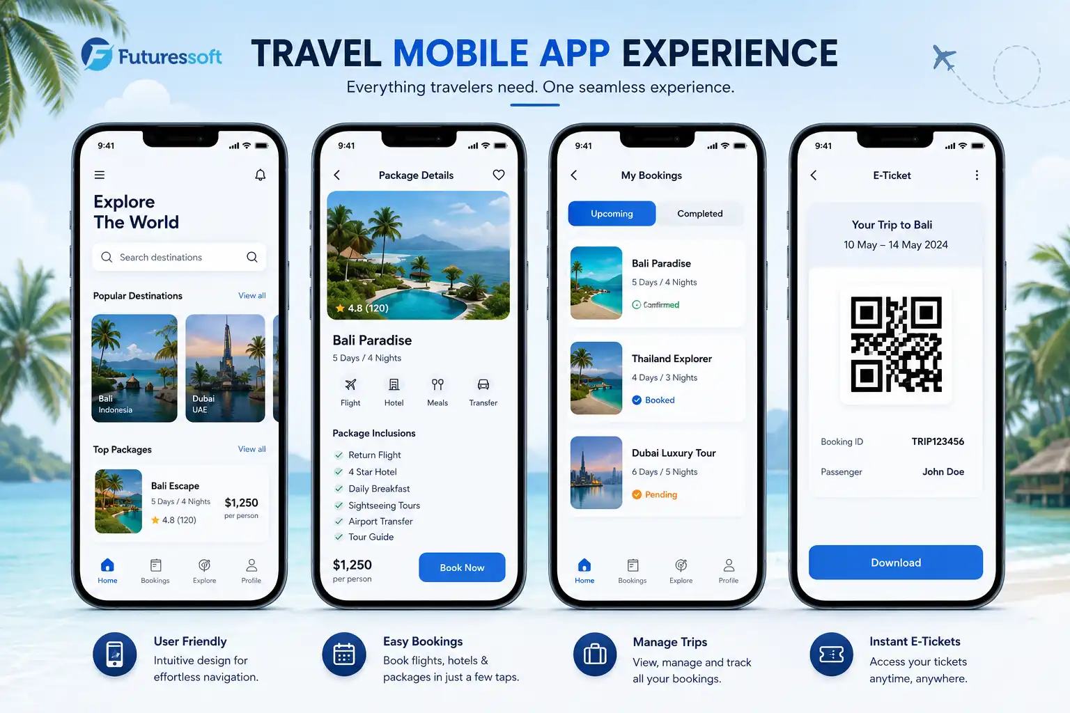 travel mobile app ex